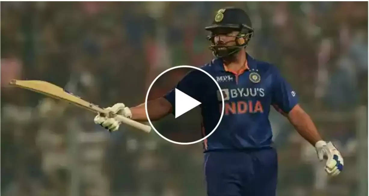 Rohit Sharma had fun while practicing cricket in the net, definitely watch the video in the net