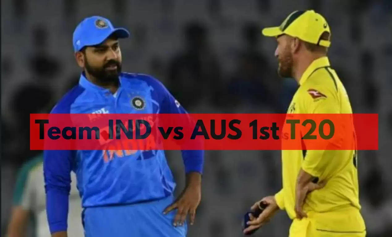 Team IND and AUS 1st T20