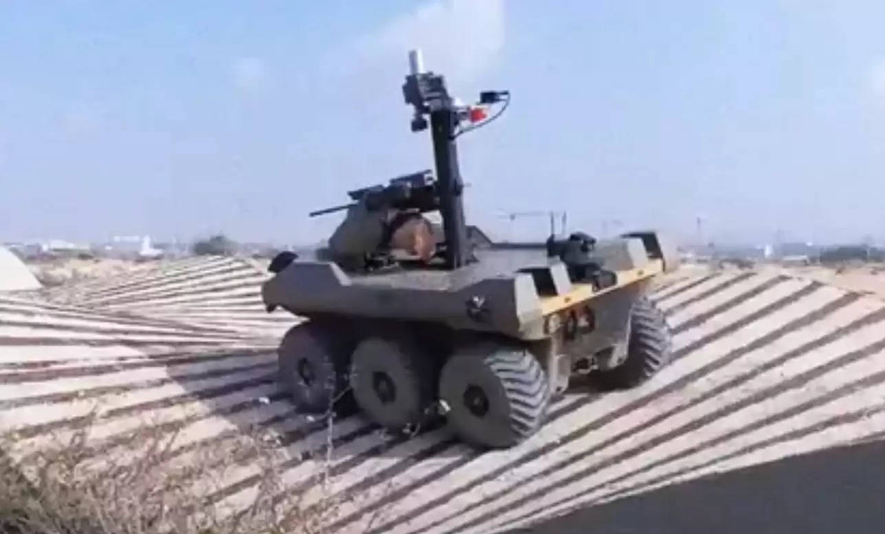 इजराइल ने फिलिस्तीन सीमा पर तैनात की रोबोटिक गन