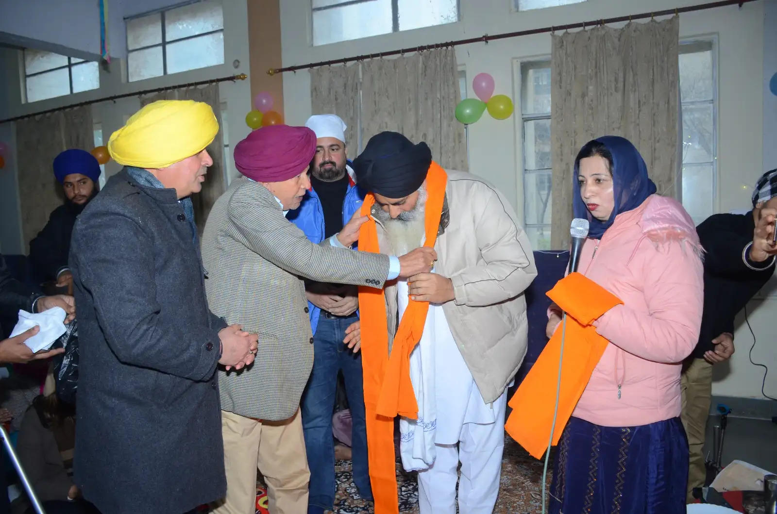 The birth anniversary of the tenth Guru, Guru Gobind Singh was celebrated with pomp in JCD Educational College.