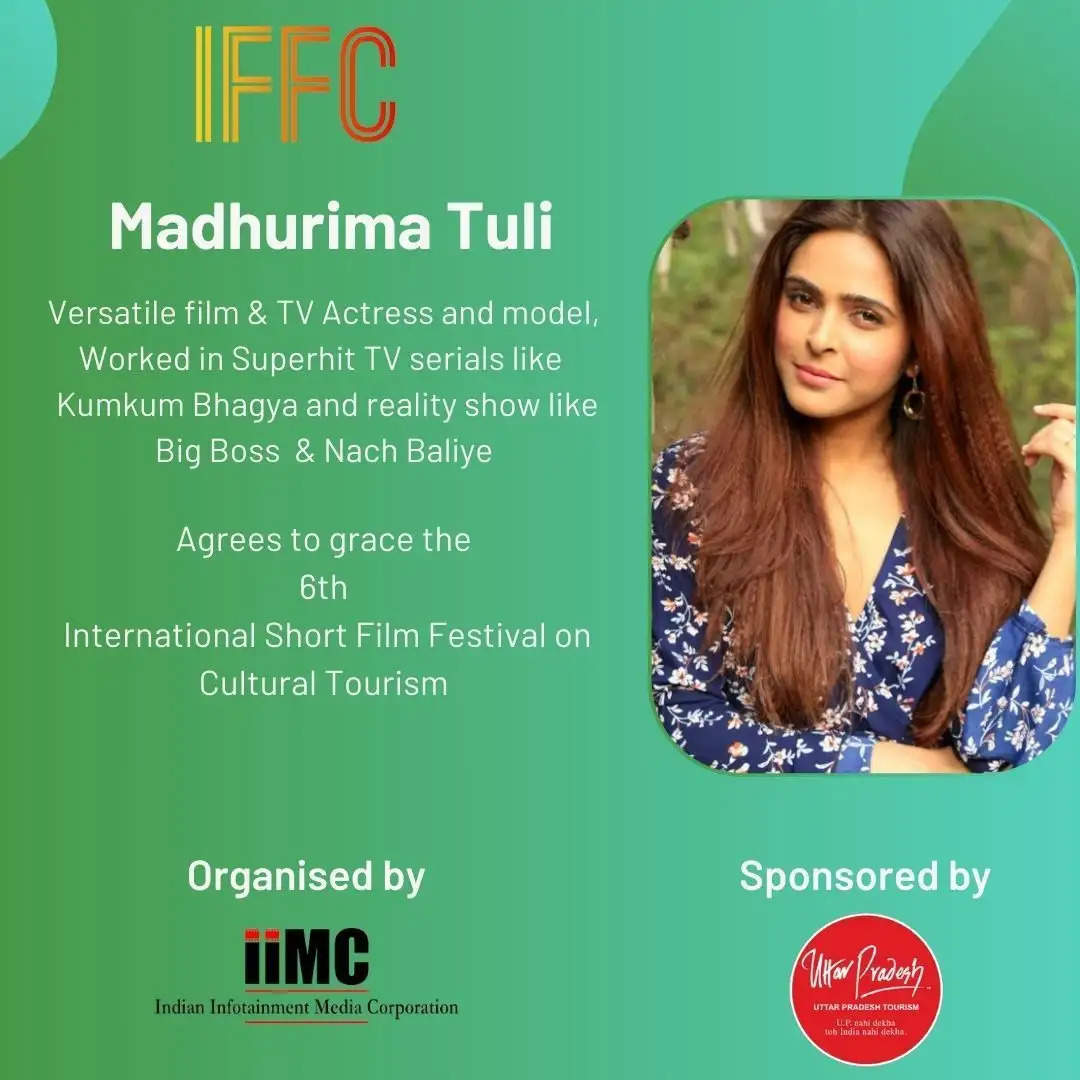 अभिनेत्री मधुरिमा तुली को सांस्कृतिक पर्यटन के छठे अंतर्राष्ट्रीय शॉर्ट फिल्म महोत्सव में एक सम्माननीय जूरी के रूप में चुना गया, उन्होंने प्रशंसकों के प्रति अपना आभार व्यक्त किया!