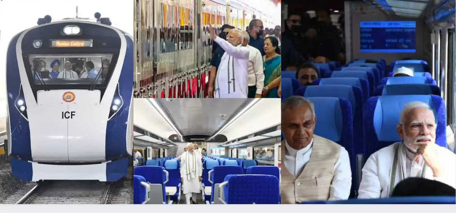 PM Modi In Vande Bharat Train