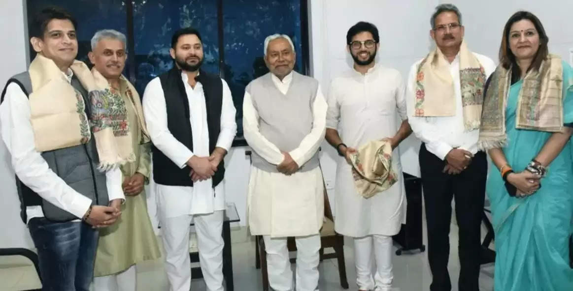 Tejashwi-Aditya Thackeray met in Patna, said- have come together to save democracy, also met CM Nitish
