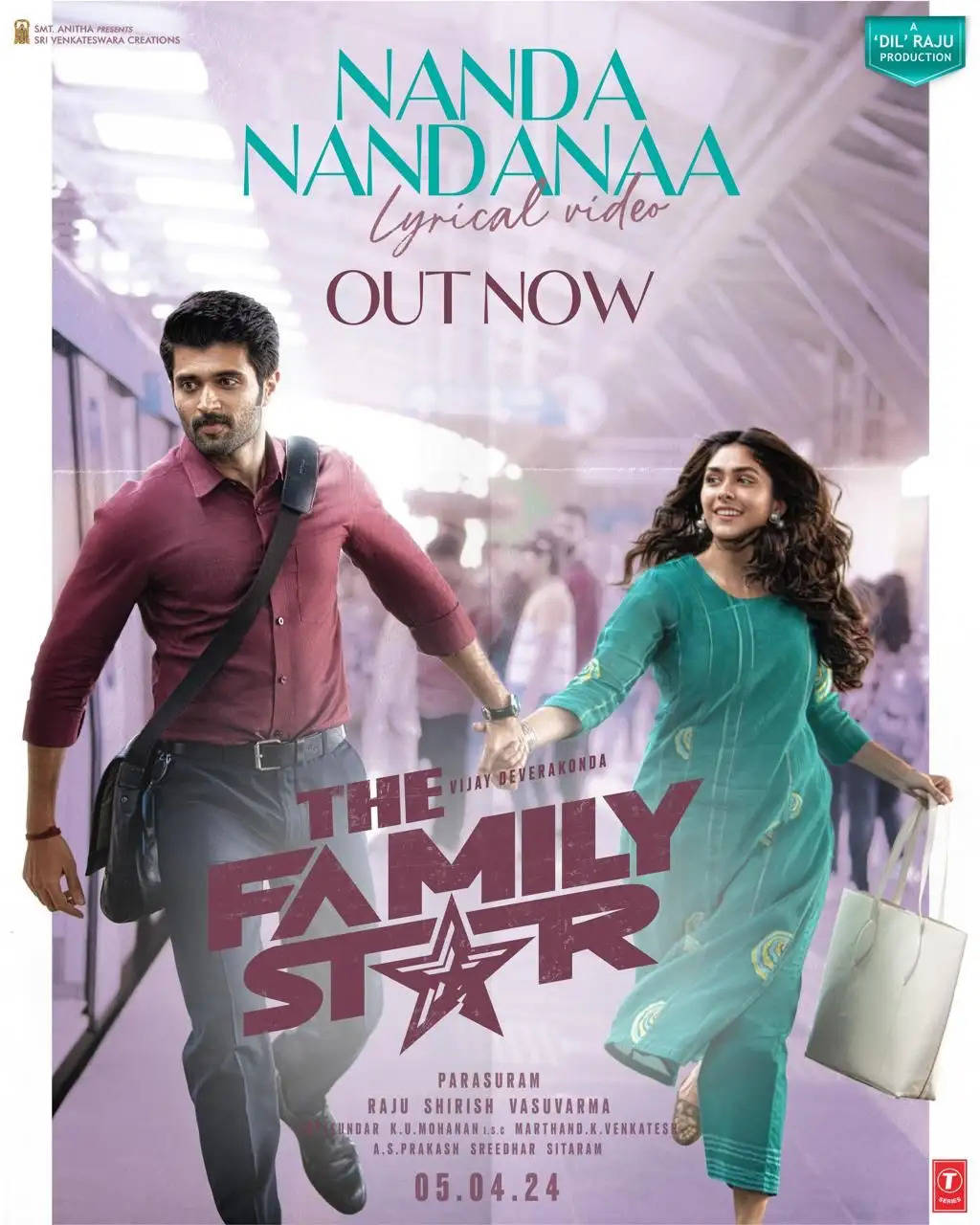 The first single 'Nandanandanaa' from Vijay Deverakonda's "Family Star" is out now